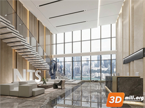 Lobby front desk Skp Files 